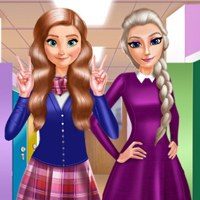 Elsa ve Anna Okula Dönüş