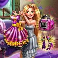 Rapunzel Balo Kıyafeti
