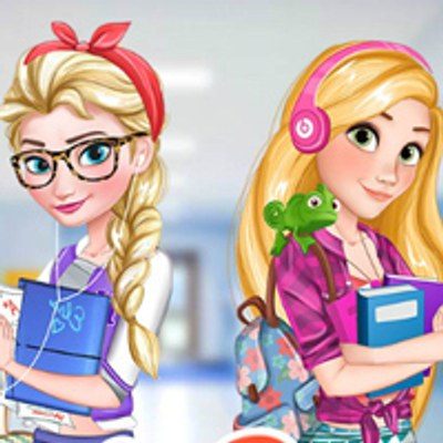 Elsa ve Rapunzel Okulda 
